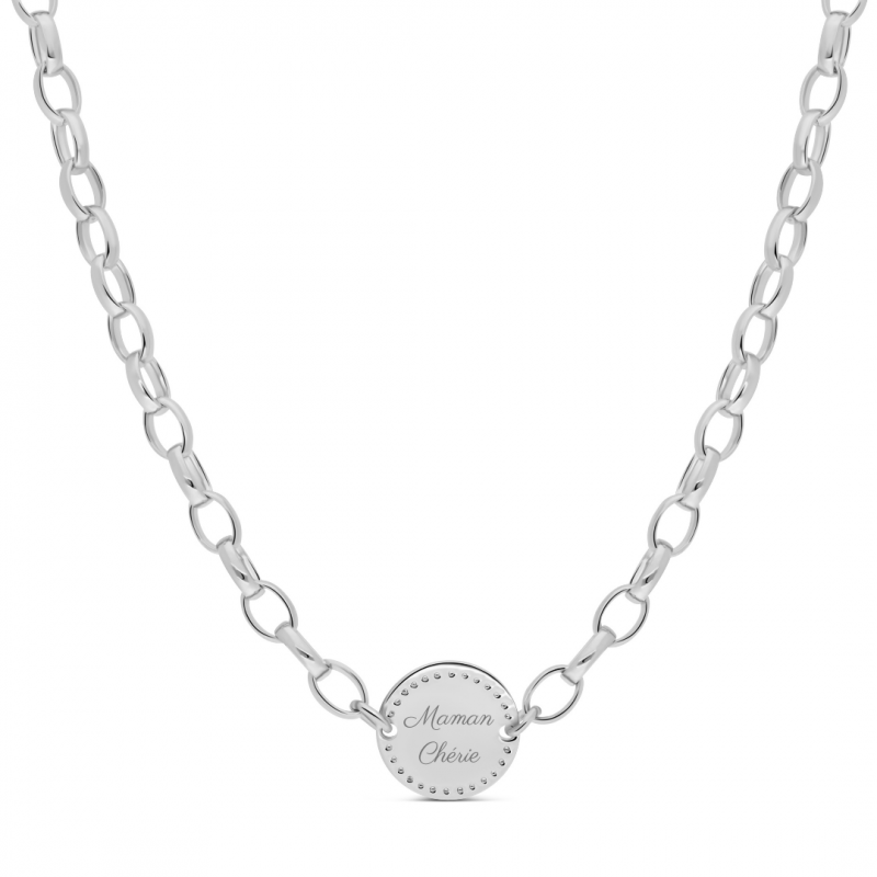 Collier Lady en argent à personnaliser