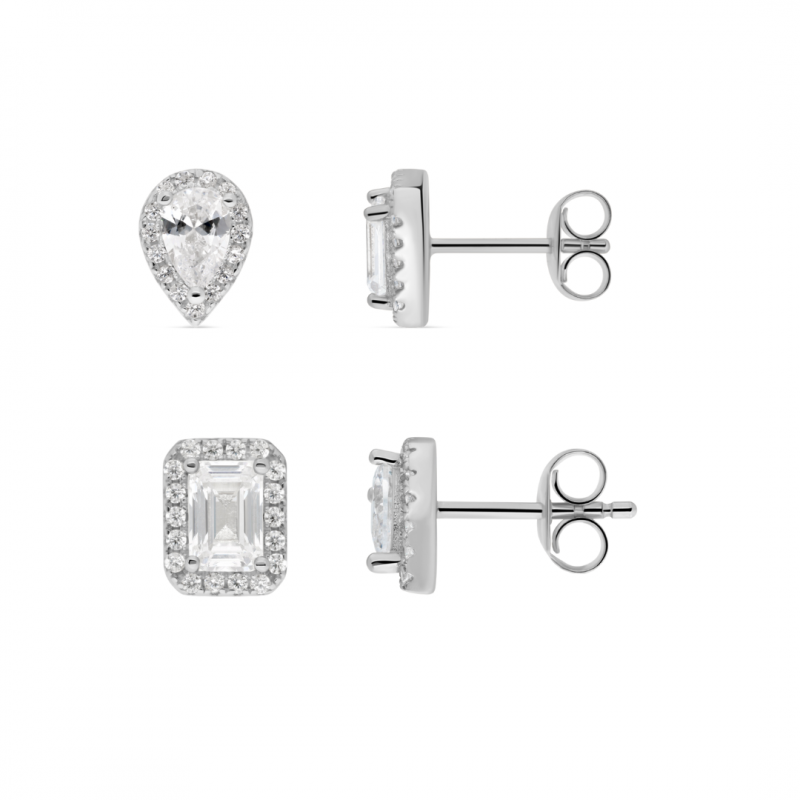 Boucles d'oreilles Léonore en argent