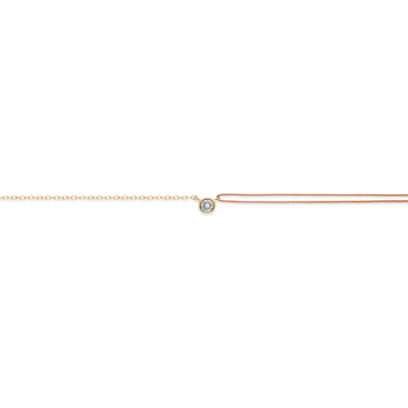 Collier Le solitaire Gold Filled